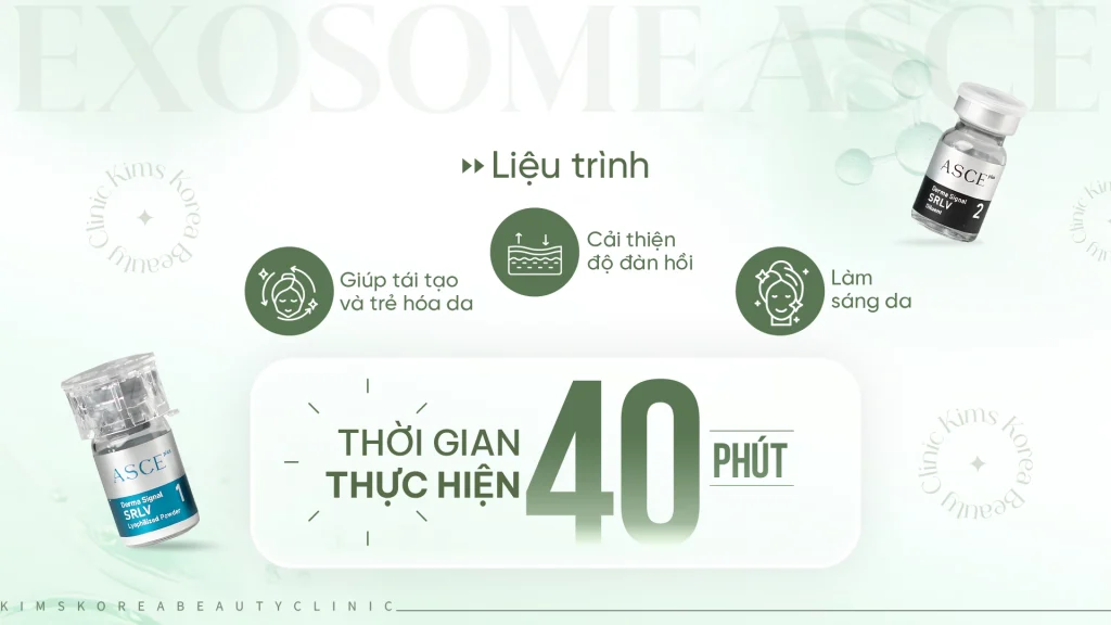 Liệu trình Exosome ASCE kéo dài 40 phút