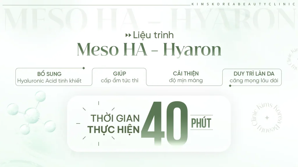liệu trình tiêm meso HA