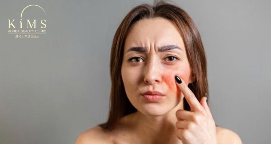 Da dễ bị kích ứng, yếu nếu peel da thường xuyên.