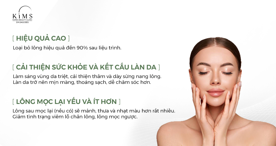 triệt lông mép