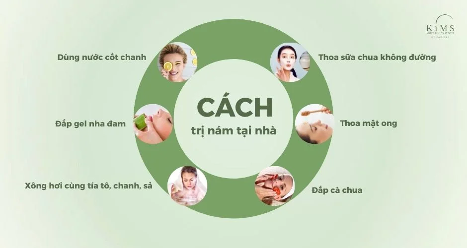 Cách trị nám tại nhà.