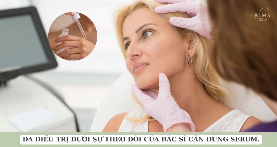 Da điều trị, được sự theo dõi của bác sĩ.