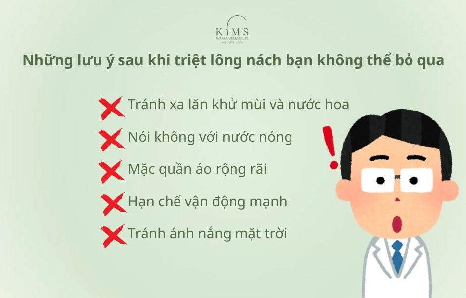 Triệt lông nách có được dùng lăn khử mùi không