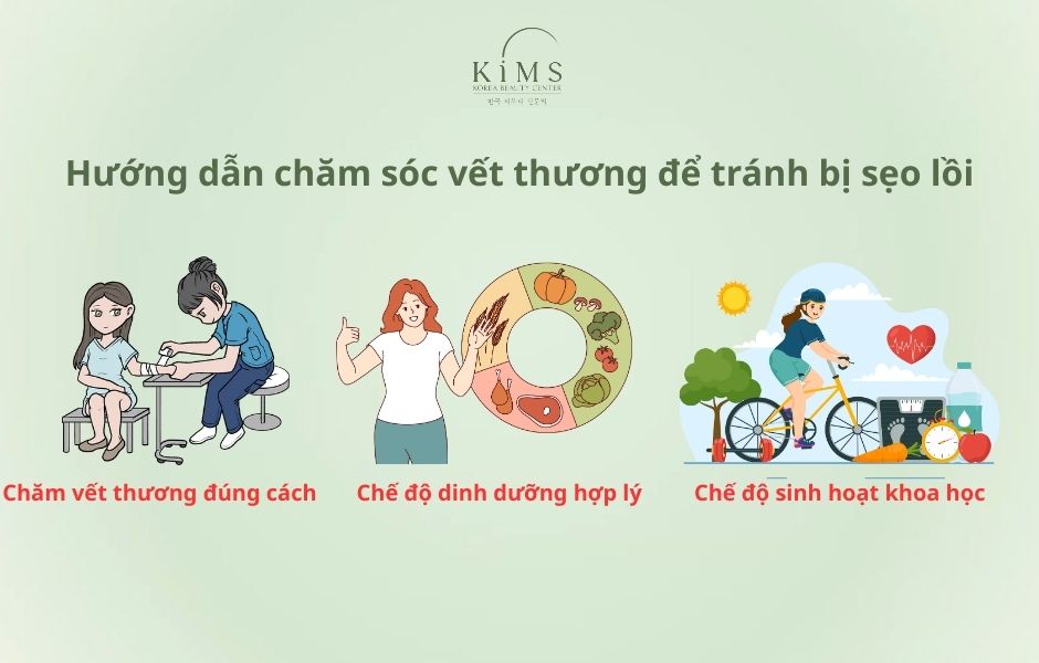 ăn ếch có bị sẹo lồi không