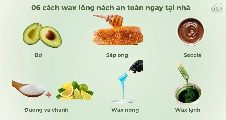 6 cách wax lông nách an toàn ngay tại nhà