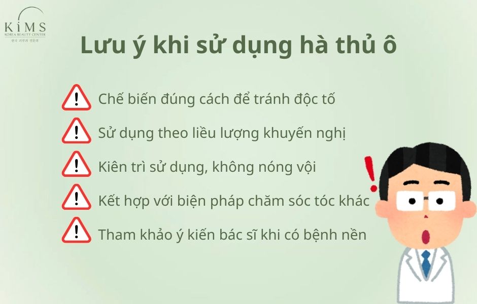 Hà thủ ô trị rụng tóc