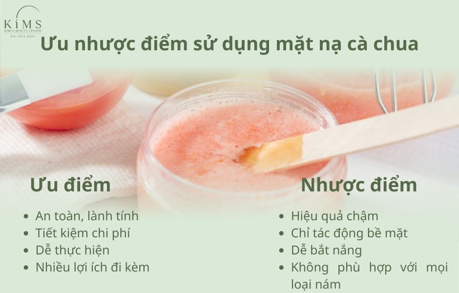 trị nám bằng cà chua