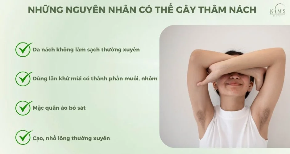 Wax lông nách có bị thâm không?