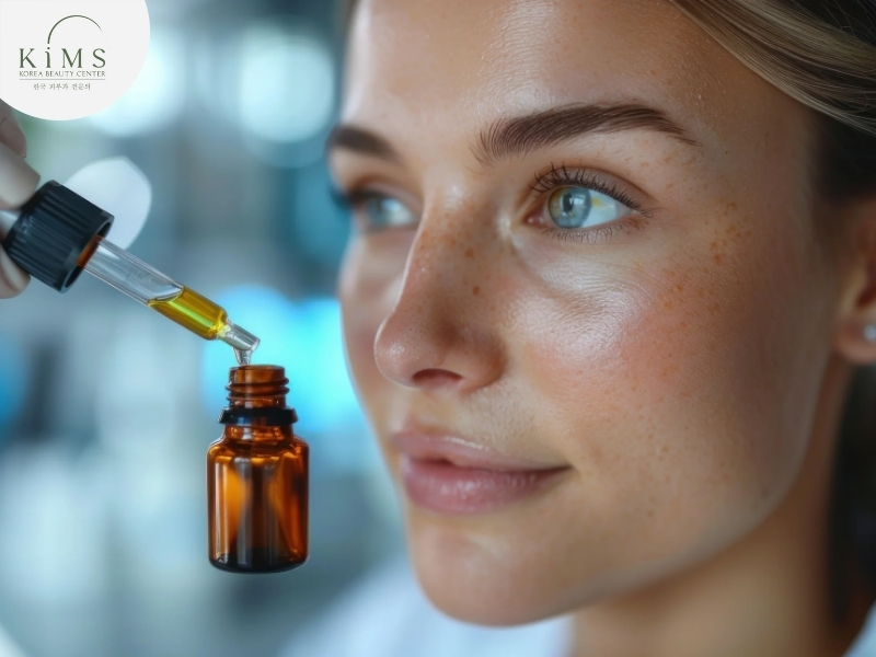 Sản phẩm đặc trị như HA, vitamin C nên được dùng trước khi thoa các sản phẩm khác