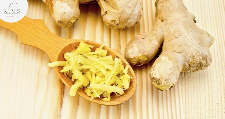 Gừng chứa các chất kháng viêm giúp chống oxy hóa cho da đầu