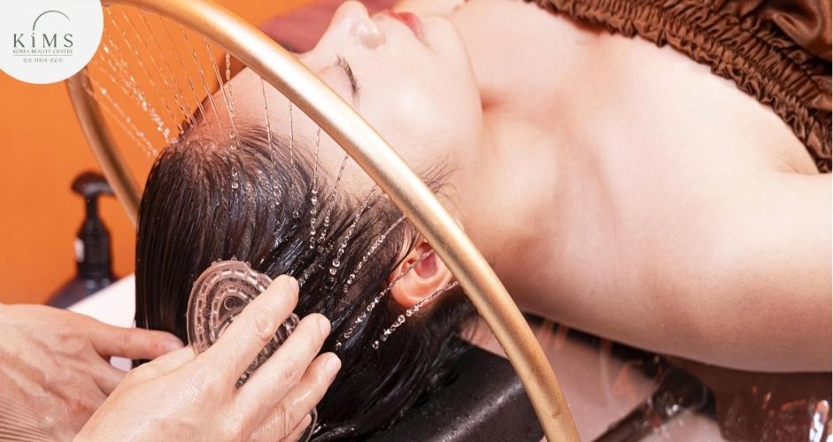 Massage da đầu bằng nước cốt gừng tăng tuần hoàn máu