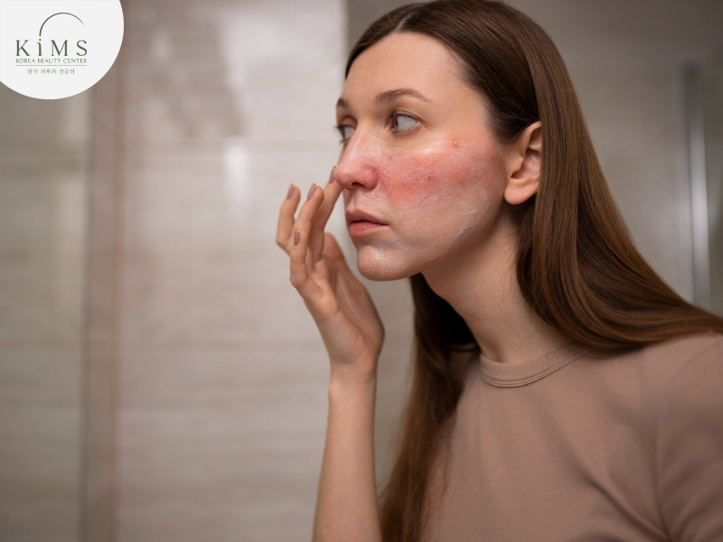 Da có thể ửng đỏ và nhạy cảm hơn trong những ngày đầu sau peel.