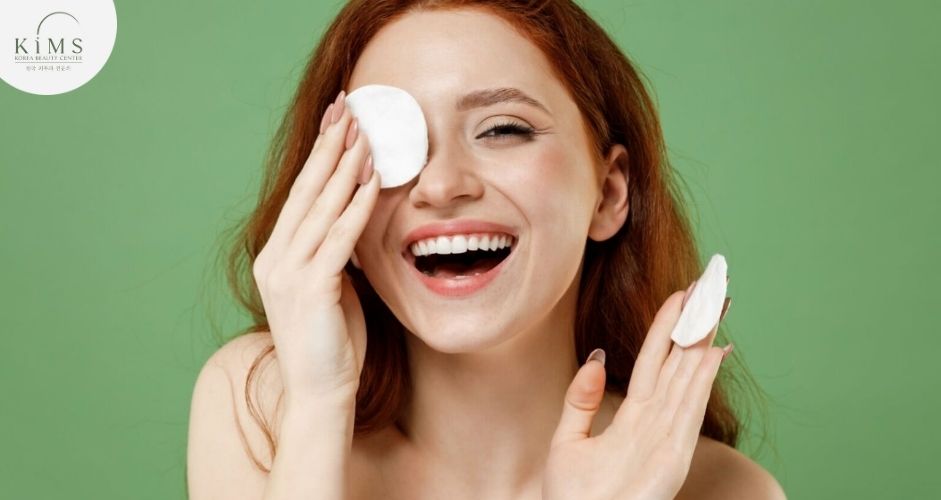 Tẩy trang kỹ lưỡng vùng mắt trước khi đi ngủ